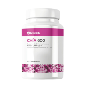 Chia 600 + Calcio + Omega 3 | Goldfish X 30 Comprimidos