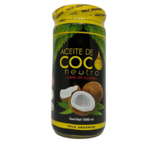 ACEITE DE COCO VALLE ORGANICO X 1LITRO | PACK X 6 U