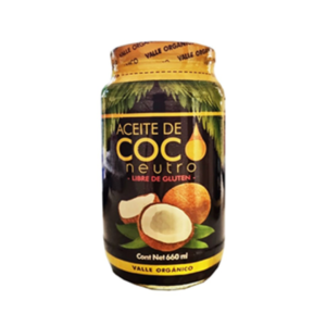 ACEITE DE COCO VALLE ORGANICO X 100 CC PACK X 6