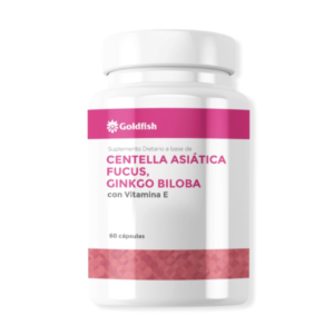 GOLDFISH CENTELLA ASIATICA, FUCUS, GINKO BILOBA Y VIT E X 60 CAPSULAS