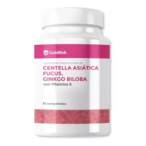 GOLDFISH CENTELLA ASIATICA, FUCUS, GINKO BILOBA Y VIT E X 30 CAPSULAS
