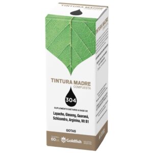 TINTURA MADRE Blend 304 - Energizante TM x 60 cc- Lapacho -Ginseng - Guarana - Schizandra - Arginina - Vitamina B1